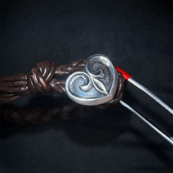 James Avery Heart Leather Cord Bracelet - Picture 3 of 8